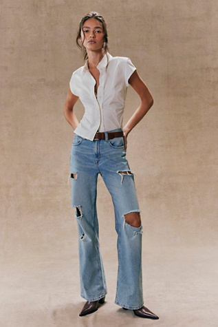 We The Free Maude Tiny Top at Free People in White, Size: XL