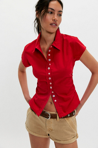 Women's Red Tops | Shirts, Corsets + Blouses | Free People