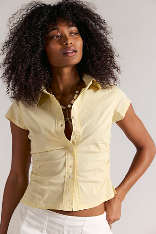 Yellow Tops, Shirts + Blouses | Free People