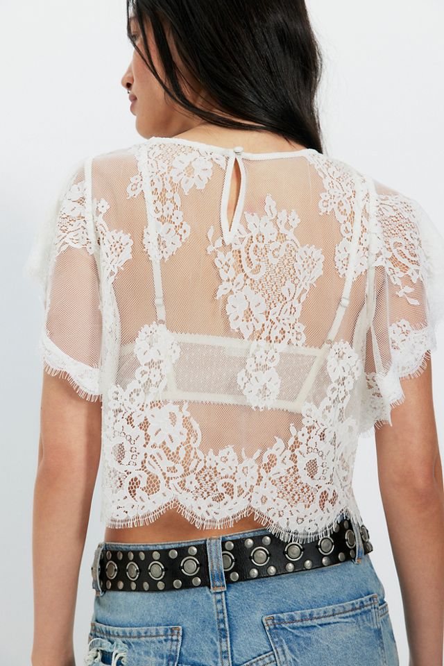 Lunar Ash Lace Top #1