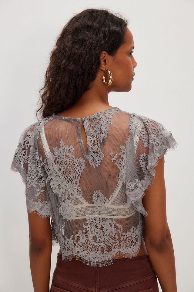 Lunar Ash Lace Top