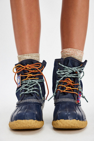 Llbean Boots 8 Denim Insulated