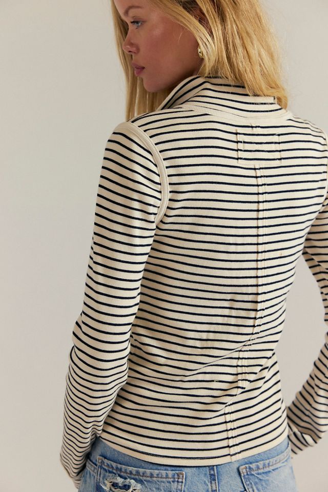 We The Free Lake Stripe Henley #2