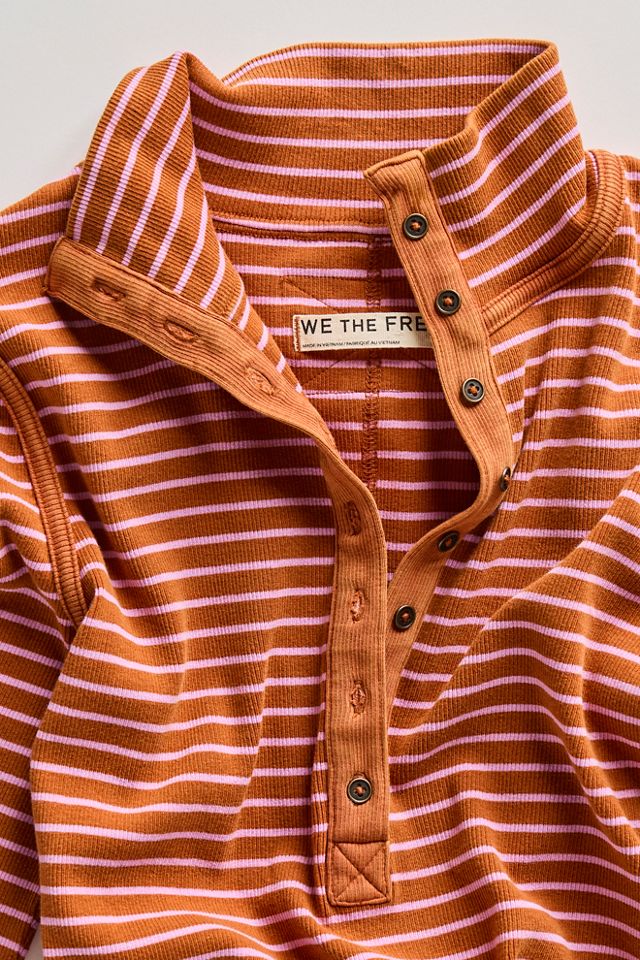 We The Free Lake Stripe Henley #1
