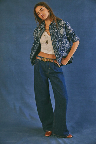 We The Free Alia Wide-Leg Jeans at Free People in Hawthorne, Size: 25