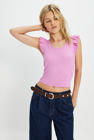 Jonny Tank Top by Free People in Purple, Size: L
