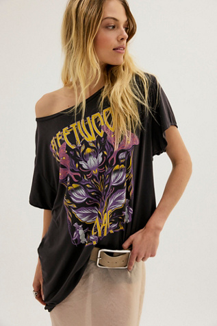 Fleetwood Mac Butterfly Tee by Daydreamer at Free People in Black, Size: L