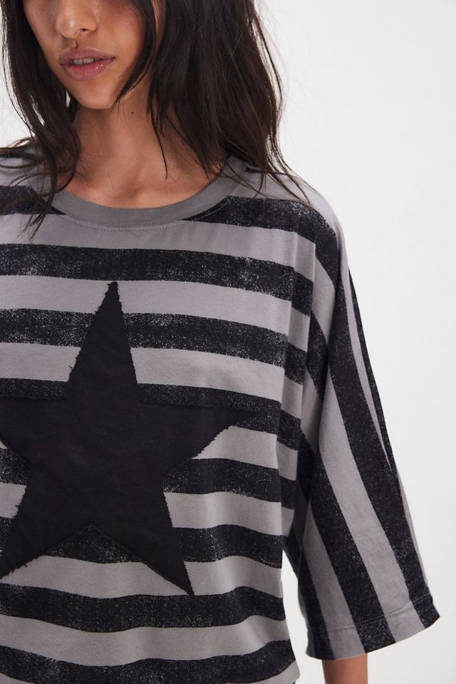 【1993studio】24SS★ Block Stripe T-shirt Studio Stripe Tee | Free People