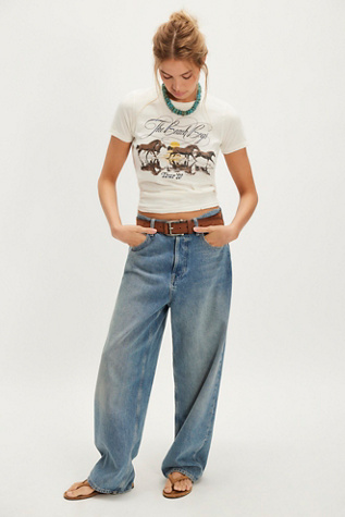 Beach Boys Western Tour Tee by Junk Food at Free People in White, Size: XL