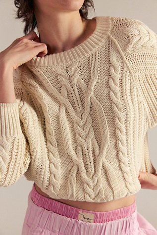 Francis Jumper at Free People in Cream, Size: Large