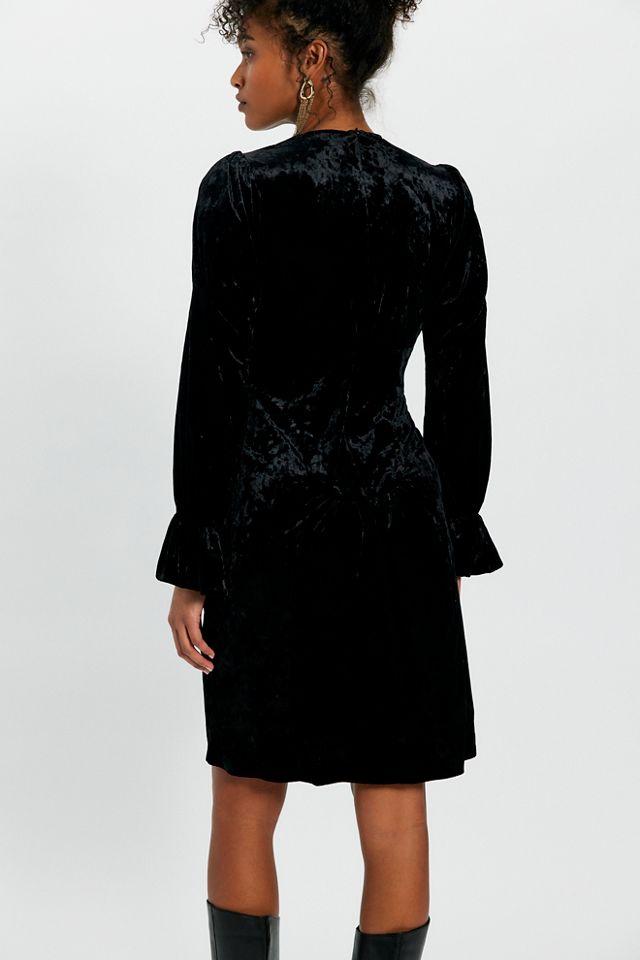 Anna Sui Boudoir Velvet Long-Sleeve Dress | Free People