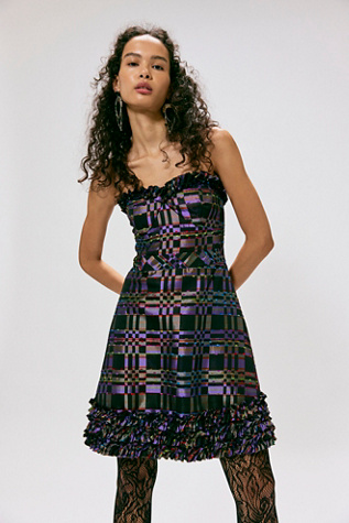 Robe de soirée sans bretelles Anna Sui