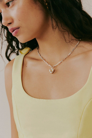 Dunton Ellerkamp Citrine Daphne Heart Necklace