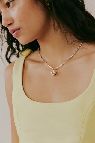 Dunton Ellerkamp Collier Cœur Daphné Citrine