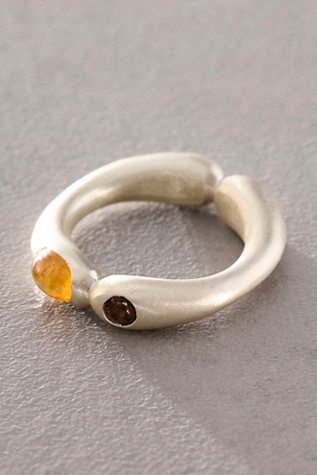 Dunton Ellerkamp Two Halves Ring Citrine