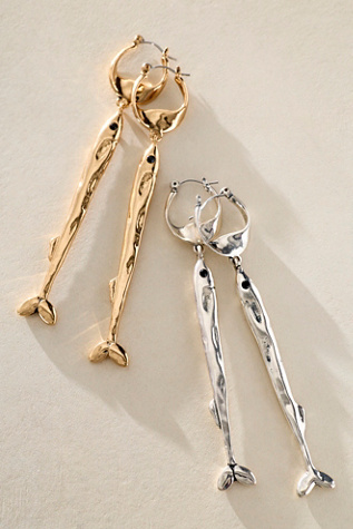 Carter Dangle Earrings by Free People in Silver