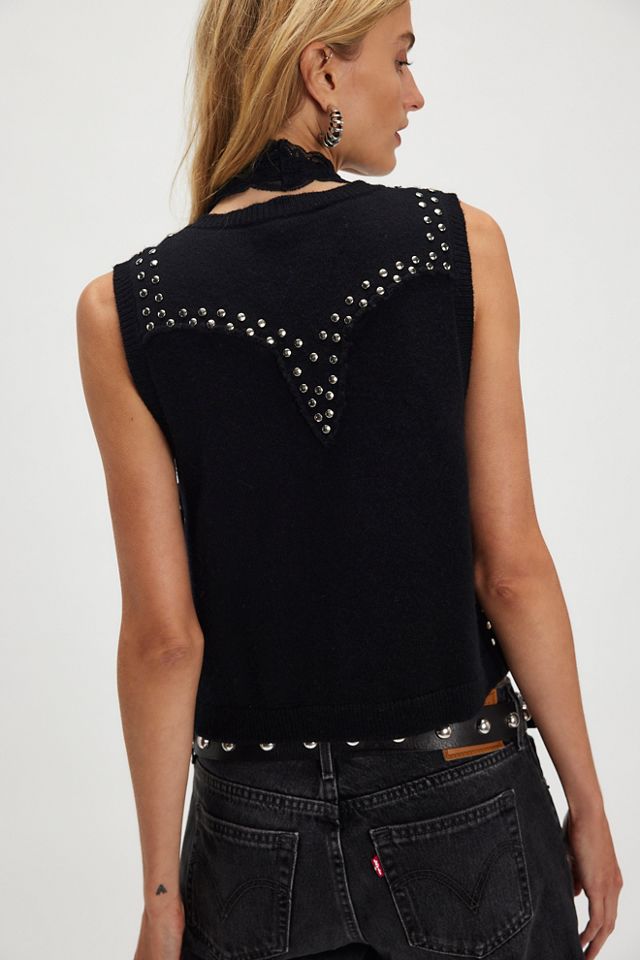 Zadig & Voltaire Dublin Studs Sweater Vest #1