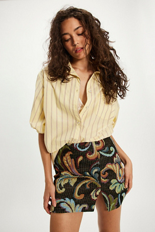 Anna Sui Jaquard Mini Skirt