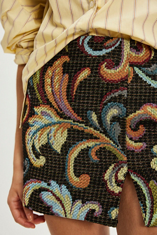 Anna Sui Jaquard Mini Skirt