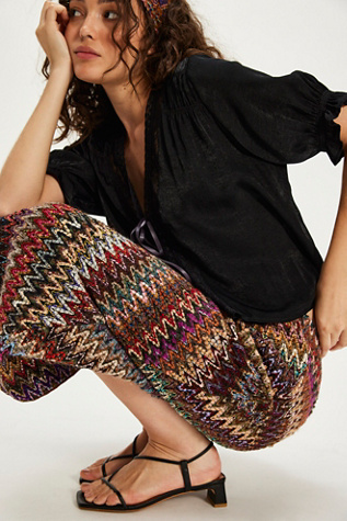 Anna Sui Asymmetrical Knit Skirt