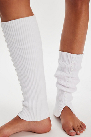 City Cool Legwarmers at Free People in White