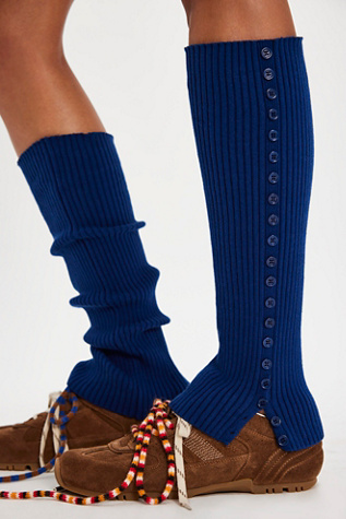 City Cool Legwarmers by Free People in Blue