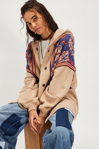 Bowery Sweatshirt by Free People in Tan, Size: L