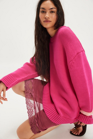 Pull Melvin par Free People en Hot Pink, pour femme taille: S