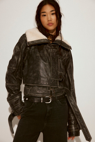 Veste en cuir Tanner Nicholas K