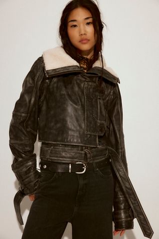 Veste en cuir Tanner Nicholas K