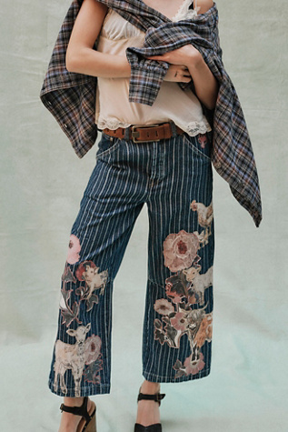We The Free Farm To Peach Jeans at Free People in Dark Wash, Size: 27