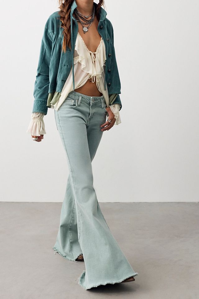 We The Free Emre Low-Rise Flare Jeans #7