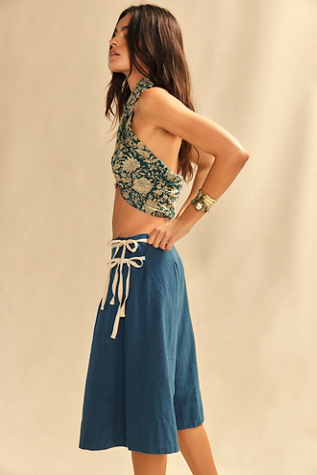 Keep It Up Shorts by free-est at Free People in Blue, Size: S