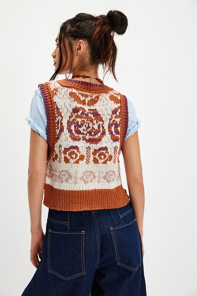 Gilet en maille Notes Of Rose #1