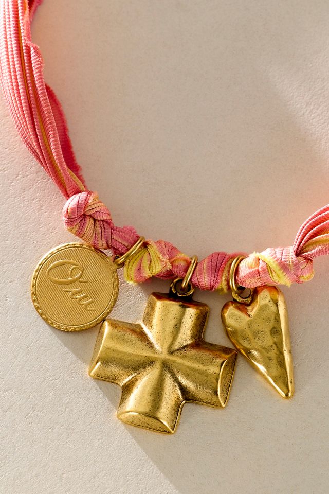 Collier Charme Ruban Logan Tay #1