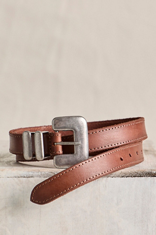 We The Free Sawyer Belt at Free People in Espresso, Size: M/L