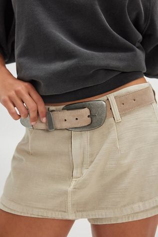 Billie Leather Belt | Free People display picture 3
