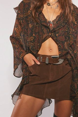 Vintage Mixed Metal Pierced Belt Selected by Garbage Soup | Free