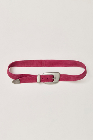 Dover Suede Belt by Free People in Pink, Size: XS/S