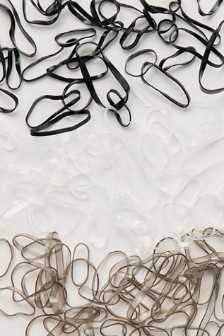 Kitsch No-Snag Elastics at Free People, Black