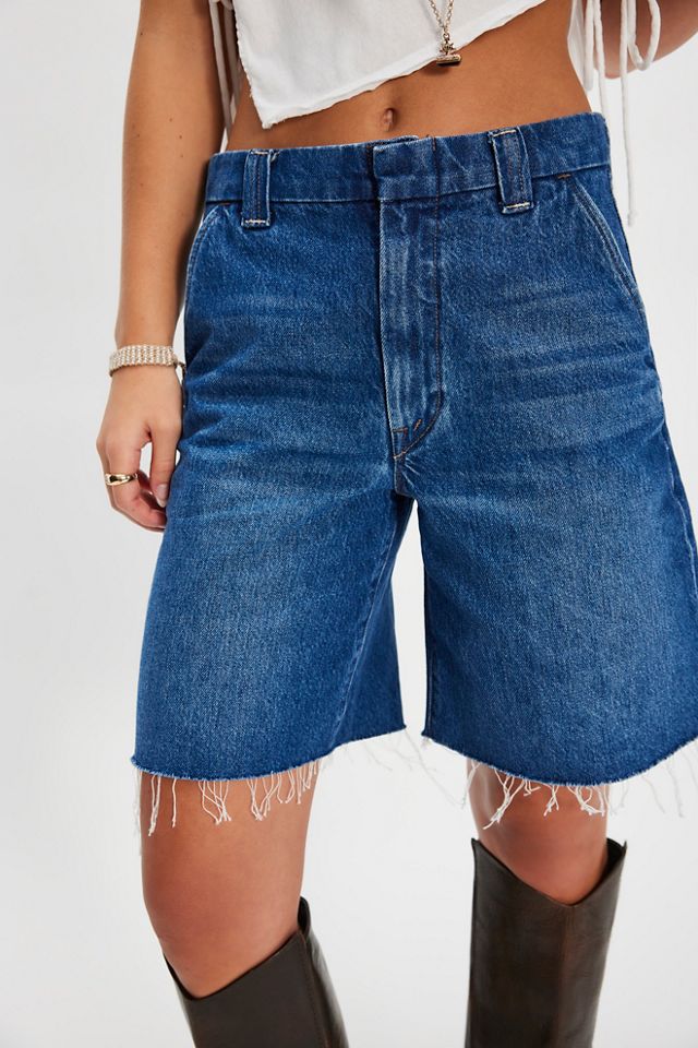 Snacks! by MOTHER The Lunch Money Fray Shorts #2