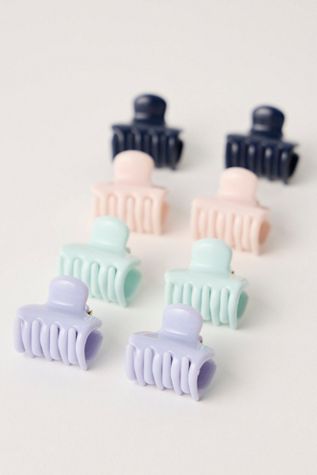 Mini pinces à griffes en plastique recyclé Kitsch