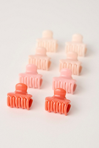 Kitsch Recycled Plastic Mini Claw Clips at Free People