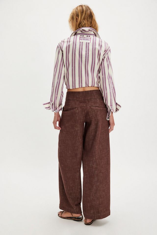 Ainsley Belted Wide-Leg Trousers #1