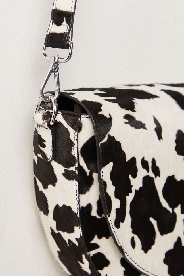 Intentionally Blank Michigan Half Moon Cowhide Crossbody Bag #2