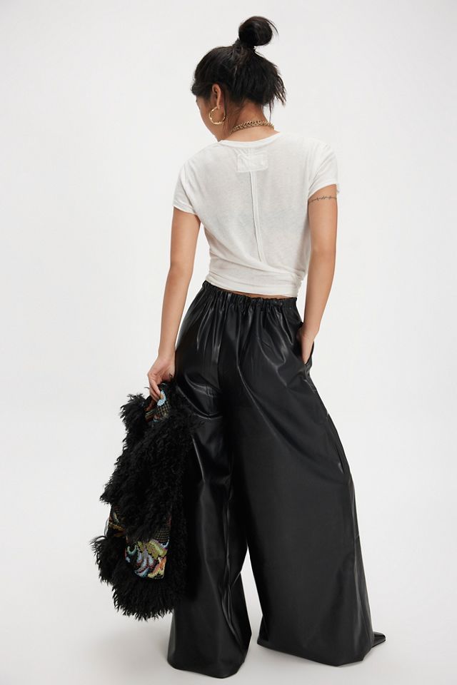 Norma Kamali Menswear Vegan Pleated Pants #1