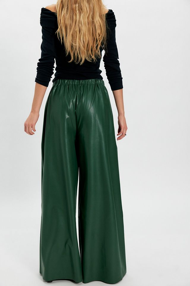Norma Kamali Menswear Vegan Pleated Pants #1
