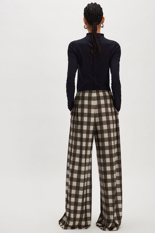 Norma Kamali Men’s Printed Pleat Pants #1