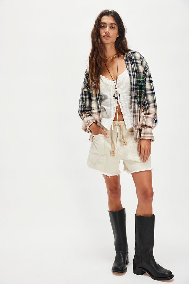 OneTeaspoon Flannel Star Studded Shirt #3