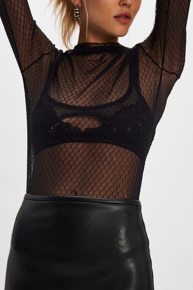 Norma Kamali Straight Vegan Midi Skirt #2